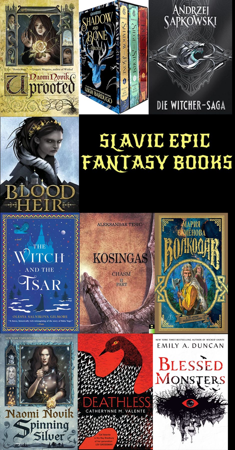 Slavic Epic Fantasy Books