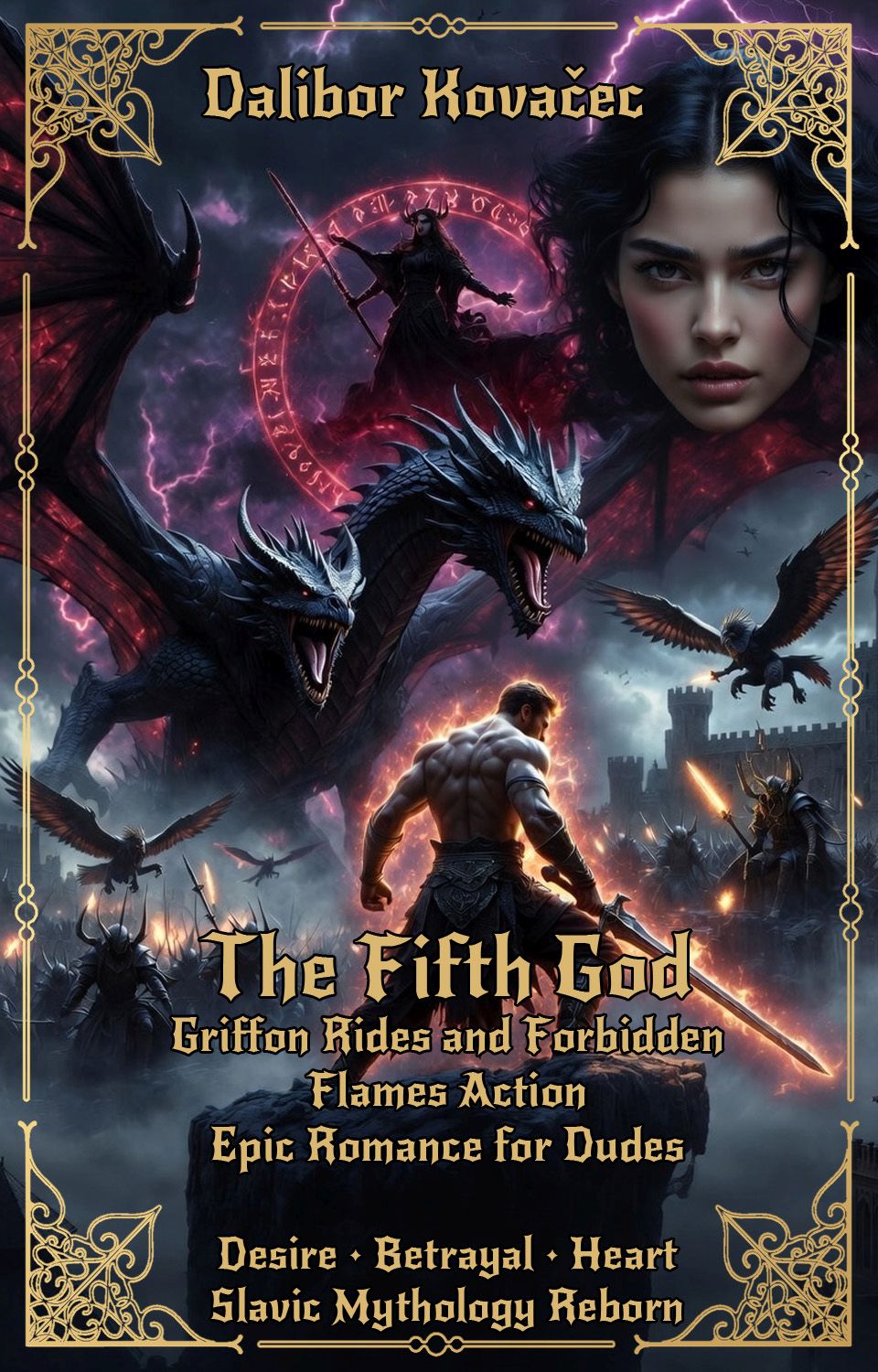Griffon Rides and Forbidden Flames: Action Epic Romance for Dudes