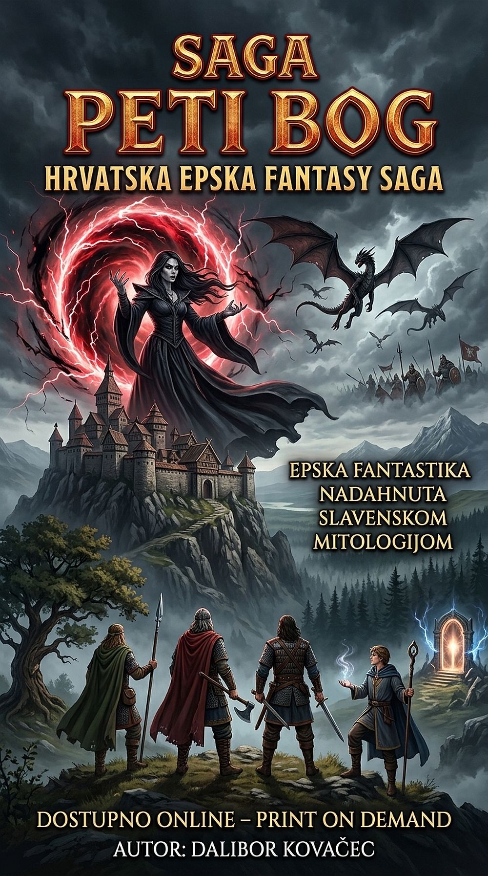 Hrvatske fantasy knjige – zašto sam počeo pisati sagu Peti Bog